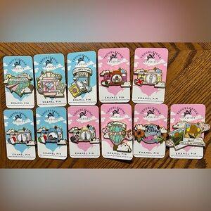 Troublesome Girl Studios Enamel Pin Set - Travel & Adventure